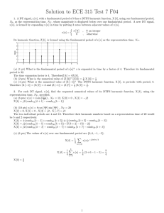 Solution to ECE 315 Test 7 F04