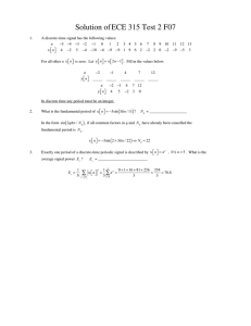 Solution of ECE 315 Test 2 F07