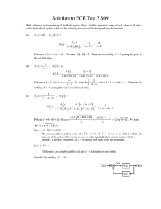 Solution to ECE Test 7 S09 ( )