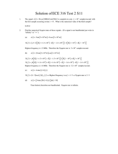 Solution of ECE 316 Test 2 S11 ( ) (