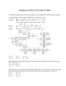 Solution of ECE 316 Test #7 S04 ( ) ( )
