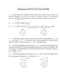 Solution of ECE 316 Test #9 S04