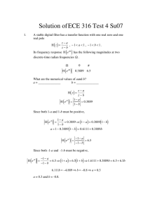 Solution of ECE 316 Test 4 Su07 ( )