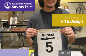 Art  &amp; Design  Student Handbook