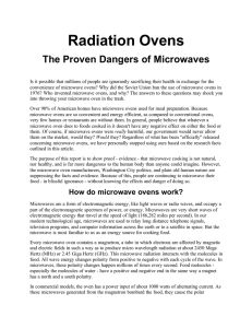 Radiation Ovens The Proven Dangers of Microwaves