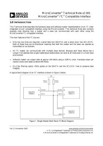 MicroConverter Technical Note uC001 I