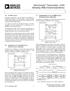 a  MicroConverter Technical Note - uC009