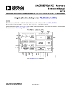 ADuCM330/ADuCM331 Hardware Reference Manual UG-716