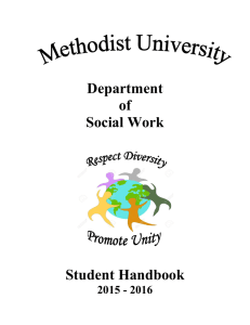 Department of Social Work