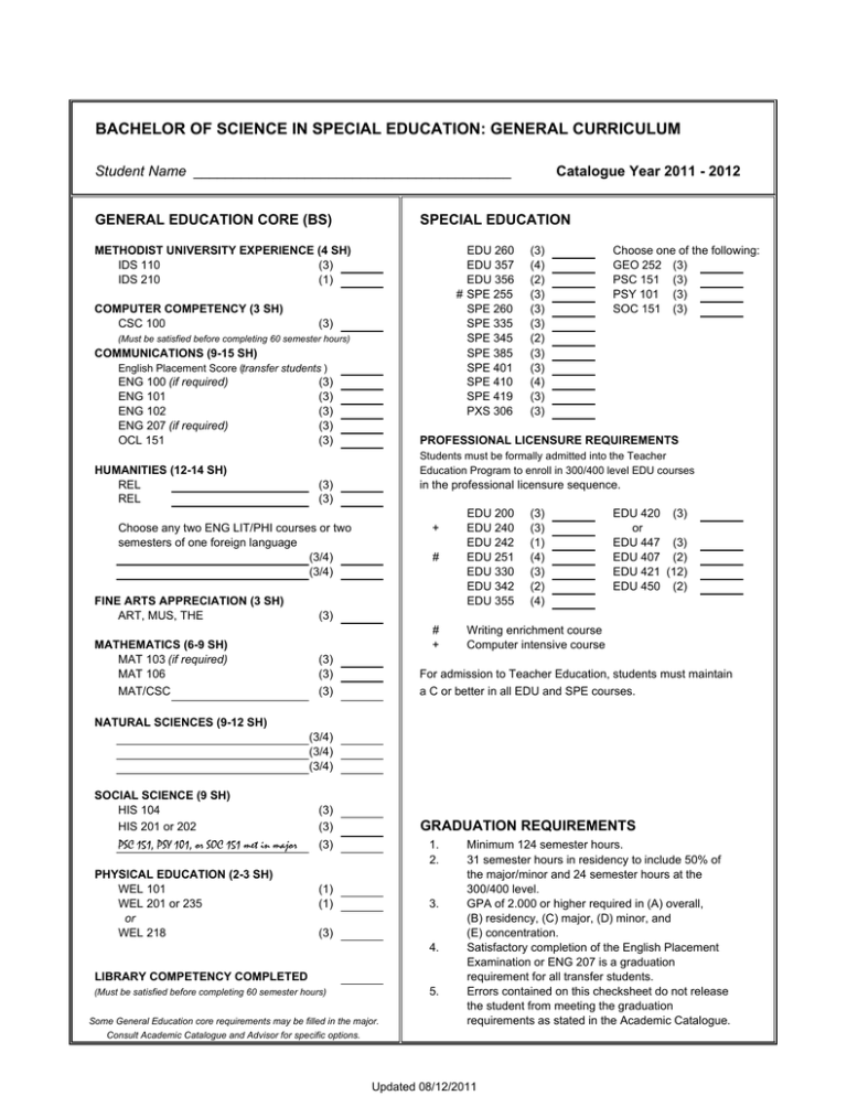 What Is Special Education General Curriculum