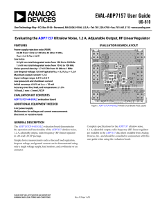 EVAL-ADP7157 User Guide UG-810