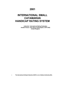 2001  INTERNATIONAL SMALL CATAMARAN