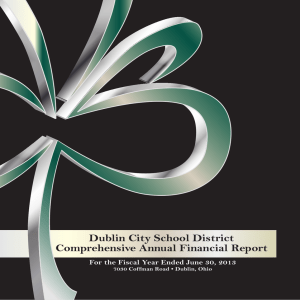 Dublin City School District Comprehensive Annual Financial Report