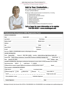 Professional Development (580) Registration Form