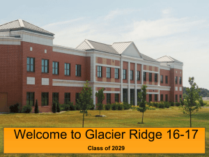 Welcome to Glacier Ridge 16-17 Class of 2029