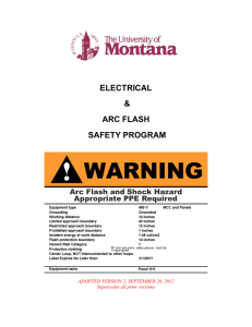 ELECTRICAL &amp; ARC FLASH SAFETY PROGRAM