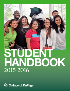 STUDENT HANDBOOK 2015-2016