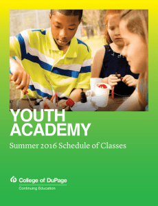 CONTINUING YOUTH EDUCATION ACADEMY