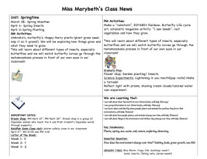 Miss Marybeth’s Class News Unit: Springtime