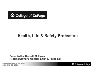 Health, Life &amp; Safety Protection Presented by: Kenneth M. Florey