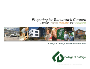 Preparing Tomorrow’s Careers for College of DuPage