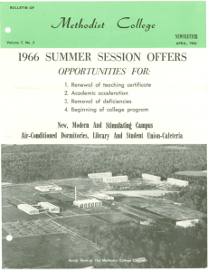 1966 OPPORTUNITIES FOR: