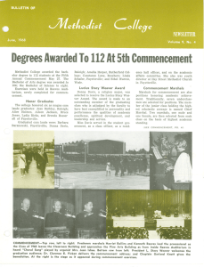 Degrees Awarded To 112 At 5th Commencement