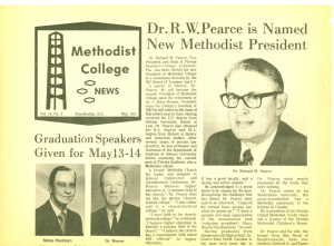 Dr.R.~Pearce is Named New Methodist President