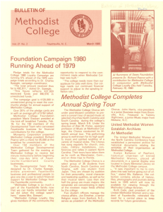 Foundation Campaign 1980 Running Ahead of 1979