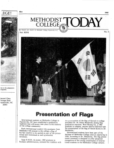 OQ\ METHODIST COLLEGE of Flags