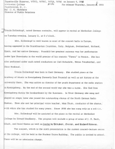 Fayetteville Observer, WTVD, WFNC, WFLB, WFAI on January 4, 1966 £ %/SD£L Fayetteville\ N. C. By: C.  K . McAdams