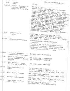 TV (6, 5, II) 7-M-67 Academic Recognition American Council on Education Membership