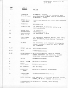 chronological news release file april, 1969 subject date