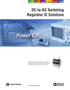 DC-to-DC Switching Regulator IC Solutions