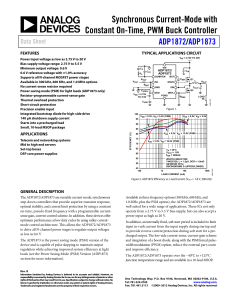 Synchronous Current-Mode with Constant On-Time, PWM Buck Controller  /