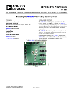 ADP5303-EVALZ User Guide UG-881