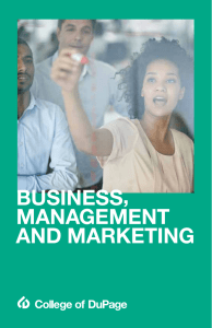 BUSINESS, MANAGEMENT AND MARKETING