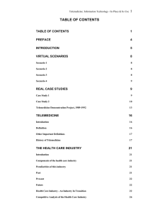 1 TABLE OF CONTENTS  PREFACE