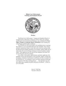 Illinois Law Enforcement Training and Standards Board Preface