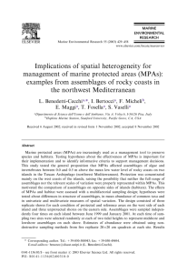 Implications of spatial heterogeneity for management of marine protected areas (MPAs):
