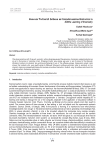 Molecular Workbench Software as Computer Assisted Instruction to Elaheh Khoshouie