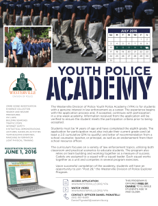 YOUTH POLICE JULY 2016