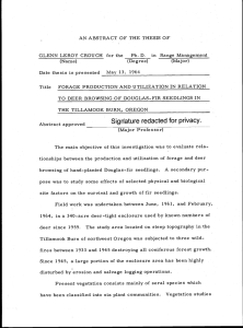 Date thesis is presented in Range Management GLENN LEROY CROUCH for the