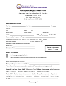Participant Registration Form  -Explore Southern England &amp; Dublin- September 12-26, 2014