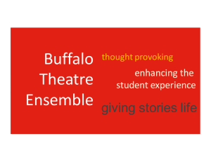Buffalo Theatre Ensemble giving stories life