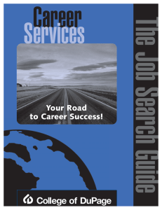The Job Search Guide Career Services College of DuPage