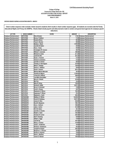 D.All Disbursements Excluding Payroll