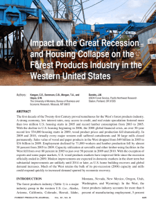 Impact of the Great Recession and Housing Collapse on the