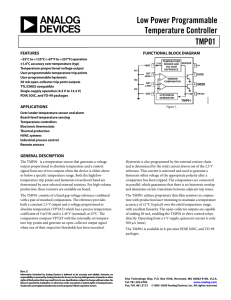 Low Power Programmable Temperature Controller TMP01