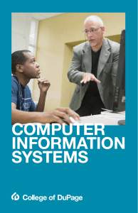 COMPUTER INFORMATION SYSTEMS